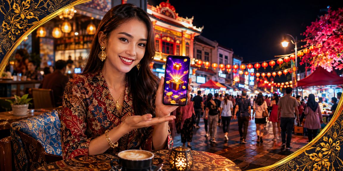Pendaftaran bonus dengan corak batik Melayu klasik di Melaka
